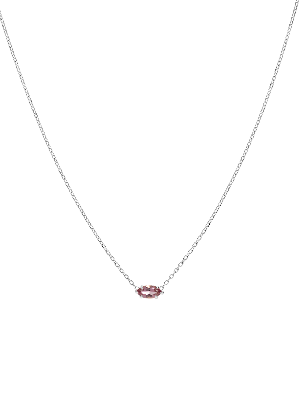 Birthstone Marquise Necklace - View 