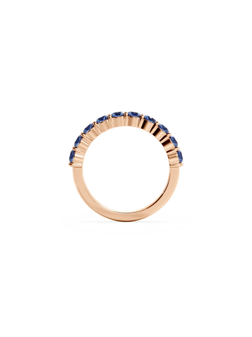 Sapphire Luna Ring - View 