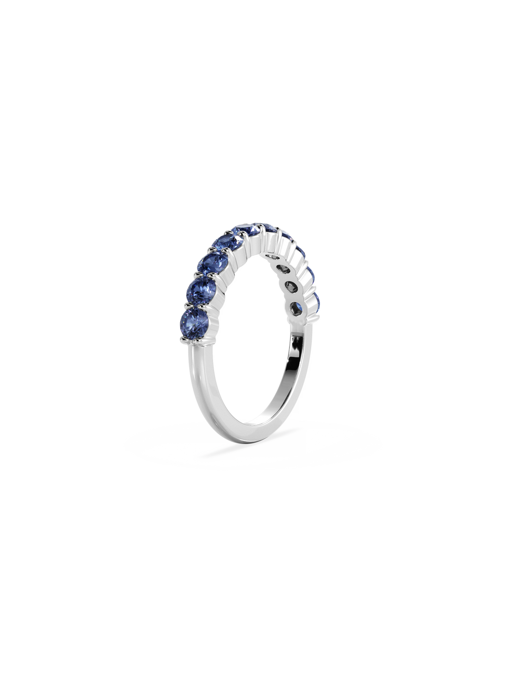 Sapphire Luna Ring - View 