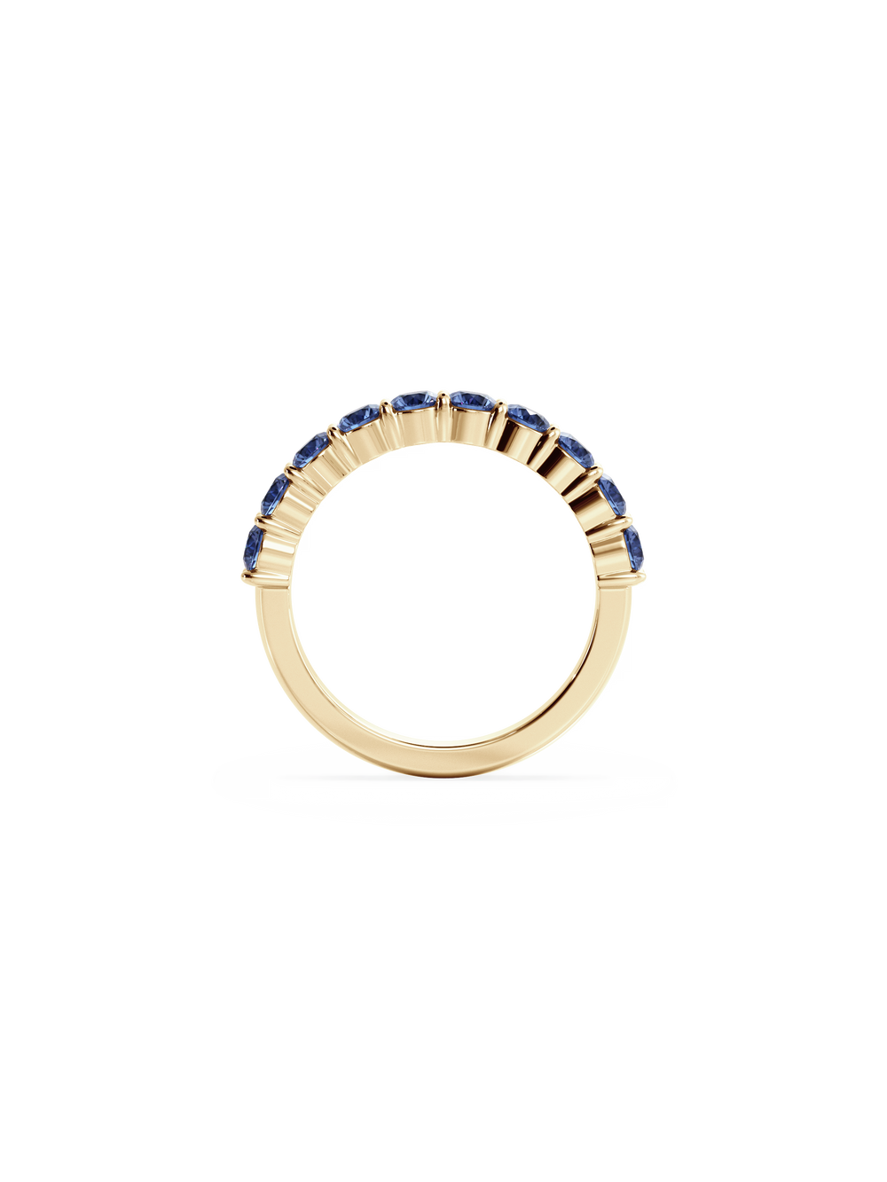 Sapphire Luna Ring - View 
