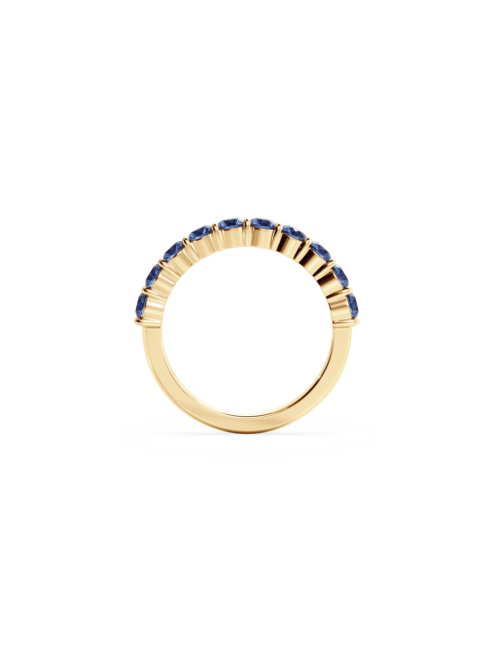 Sapphire Luna Ring - View 