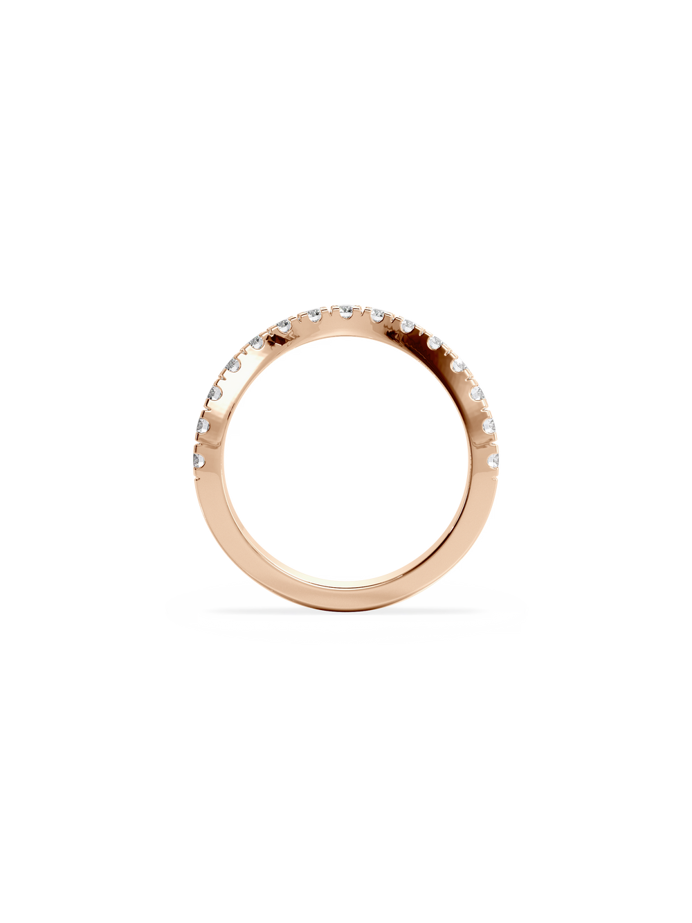 0.035ct Contour Shimmer Ring - View 