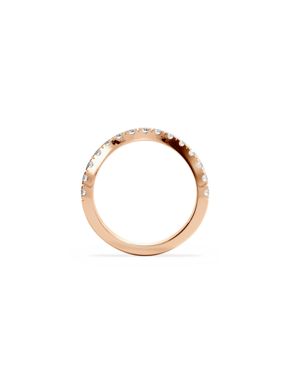 0.035ct Contour Shimmer Ring - View 