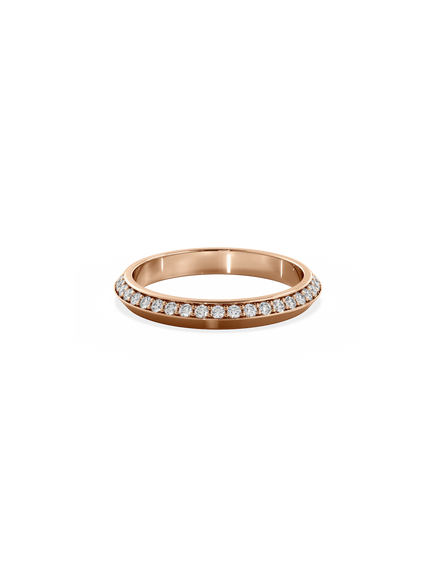 Diamond Knife Edge Ring