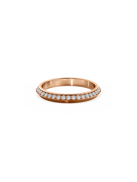 Diamond Knife Edge Ring