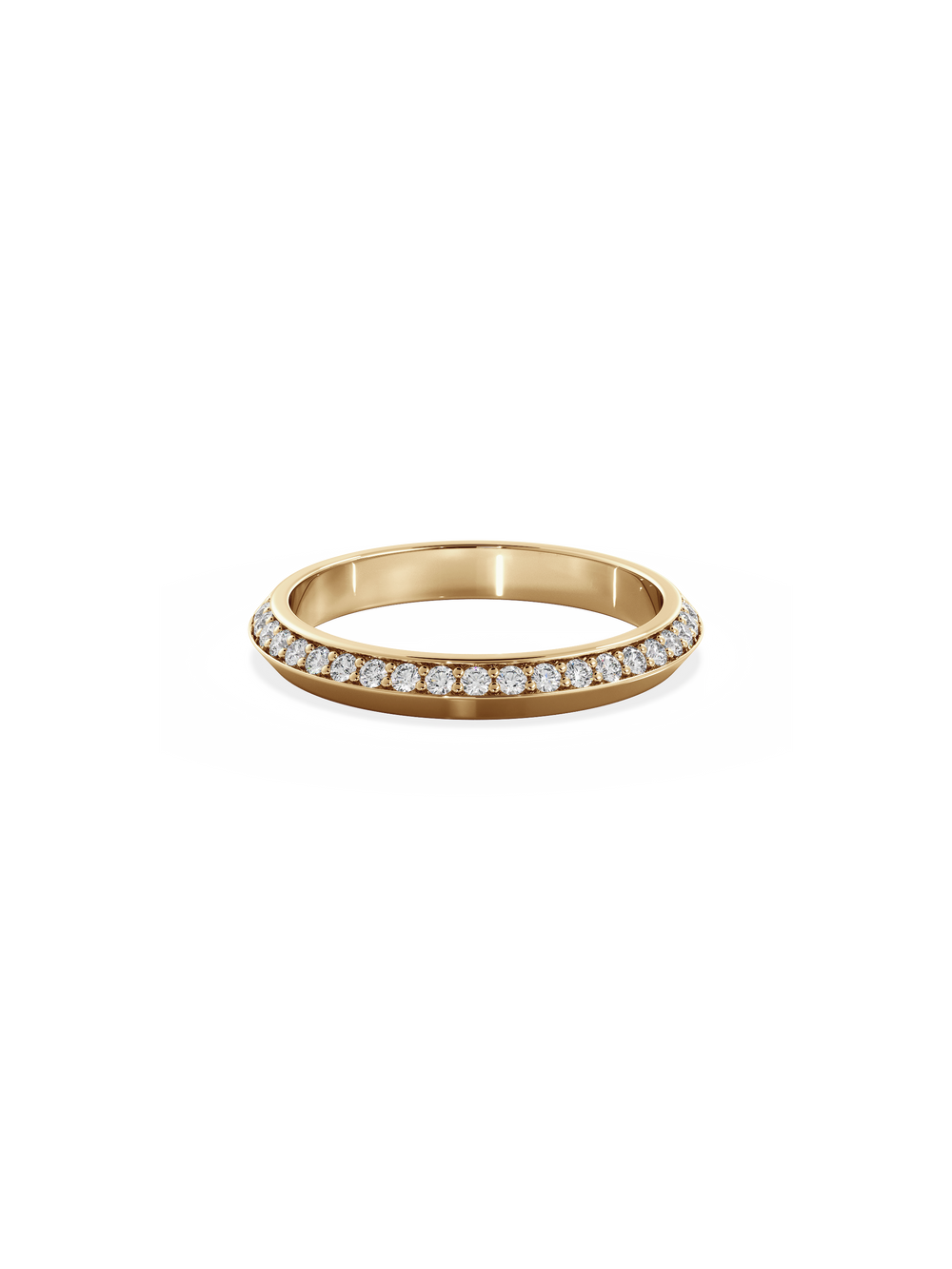 Diamond Knife Edge Ring - View 