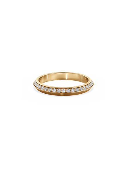 Diamond Knife Edge Ring