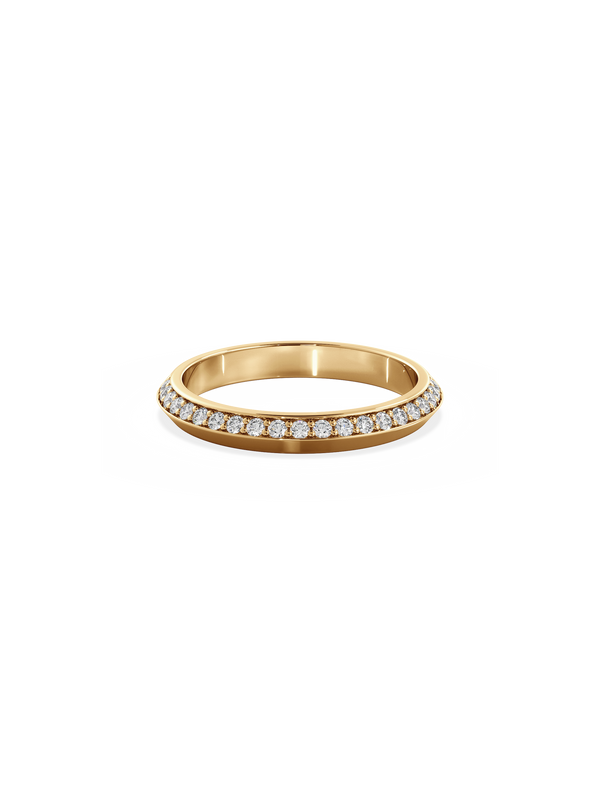 Diamond Knife Edge Ring