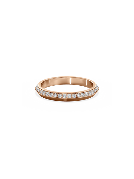 Diamond Knife Edge Ring