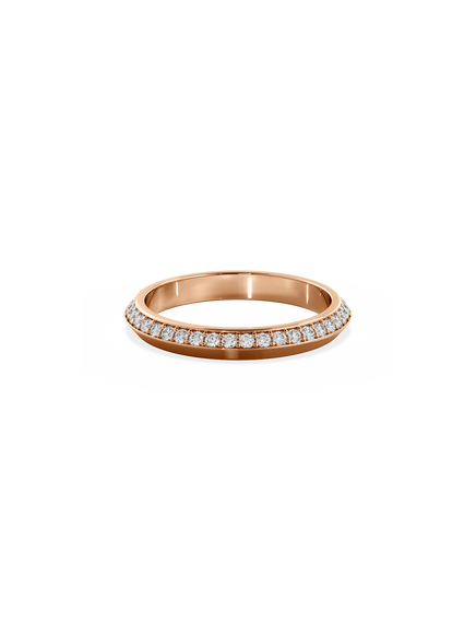 Diamond Knife Edge Ring