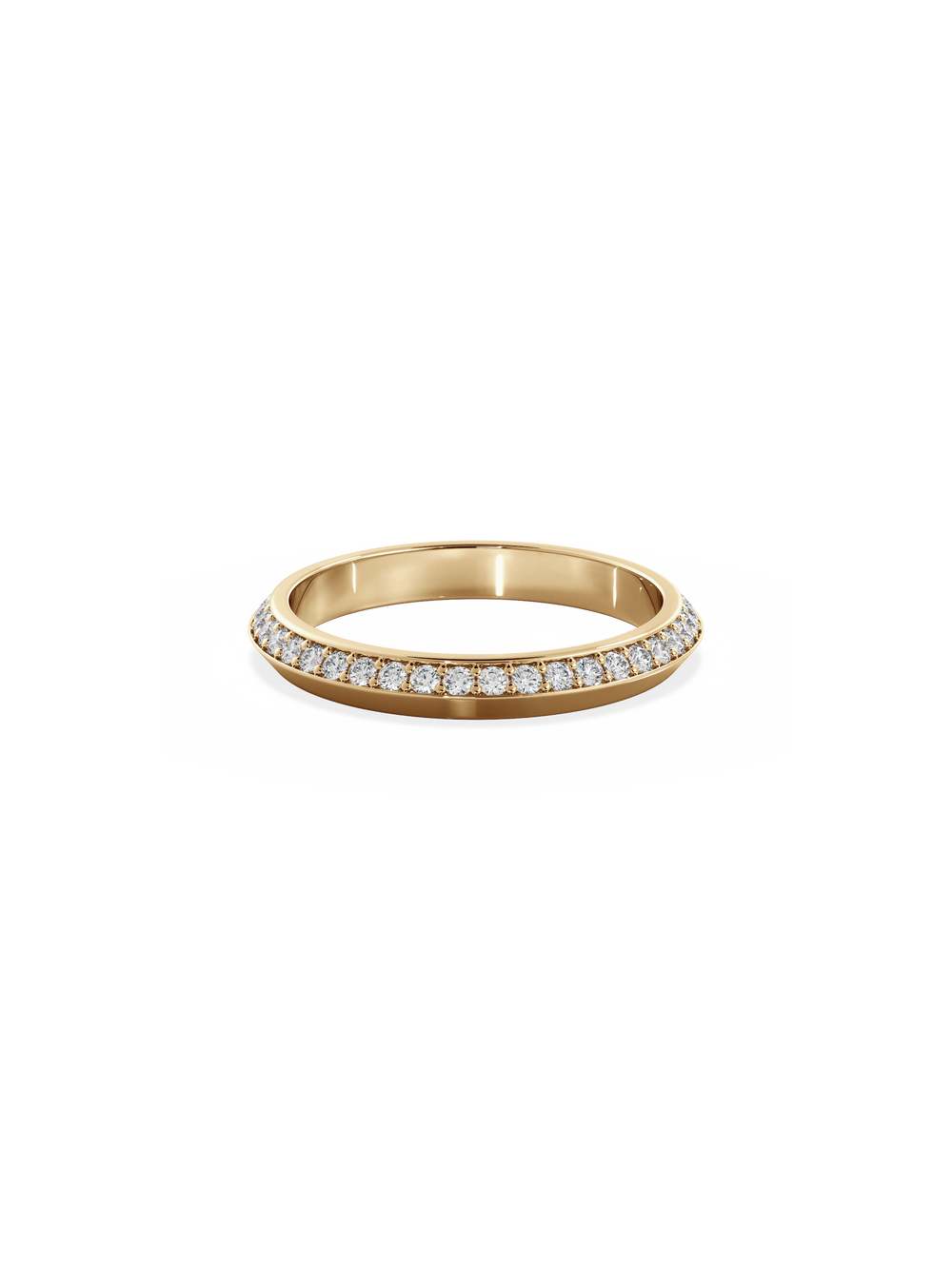 Diamond Knife Edge Ring - View 