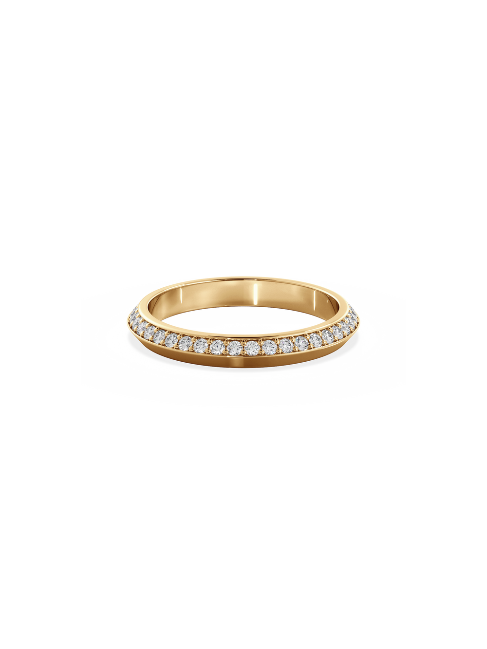 Diamond Knife Edge Ring - View 