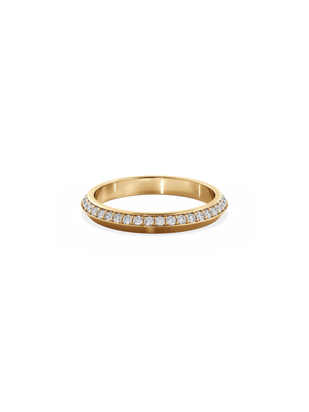 Diamond Knife Edge Ring
