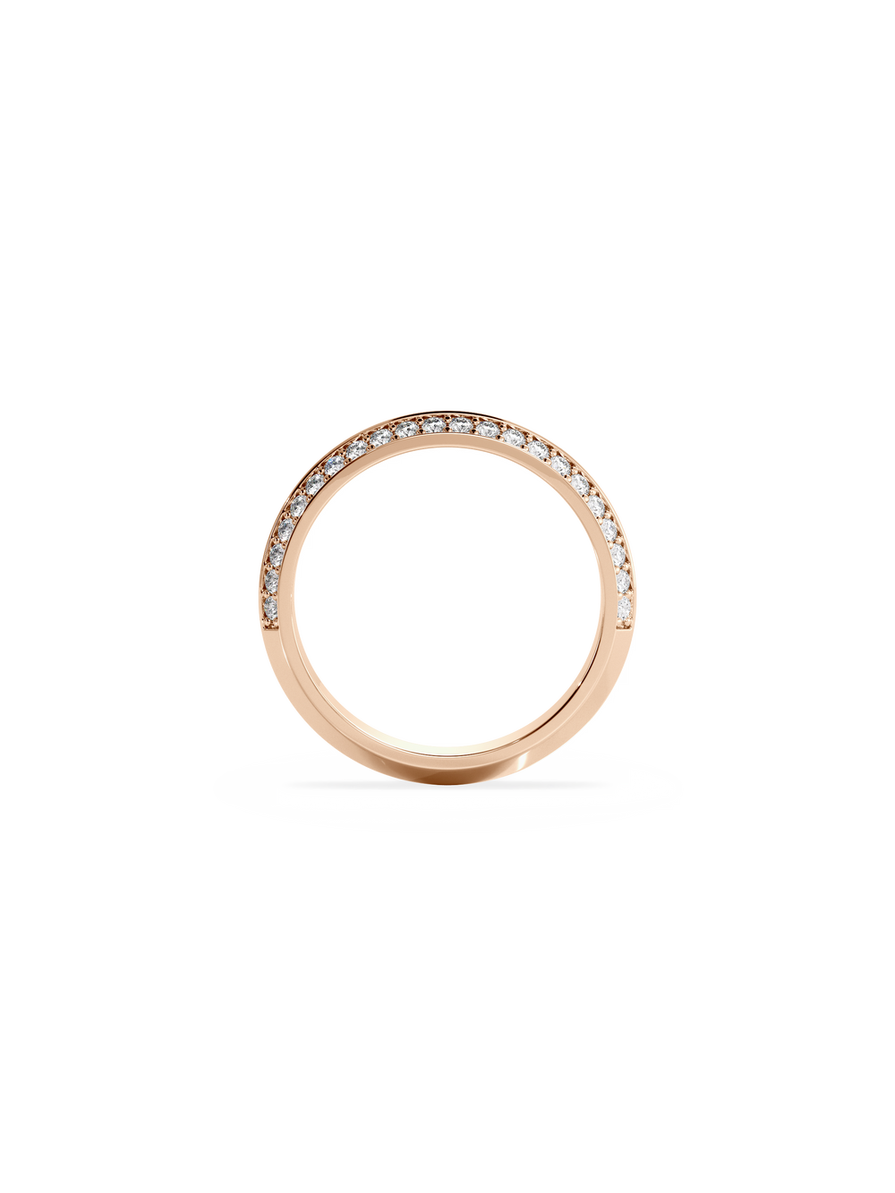 Double Diamond Knife Edge Ring - View 