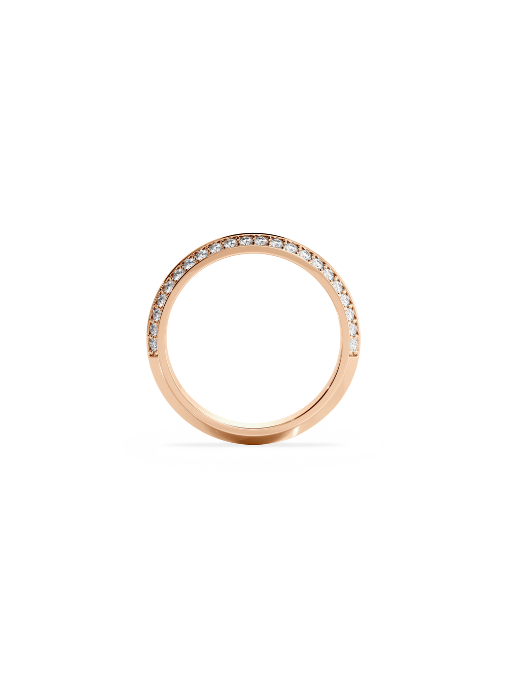 Double Diamond Knife Edge Ring - View 