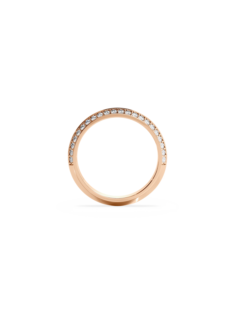 Double Diamond Knife Edge Ring