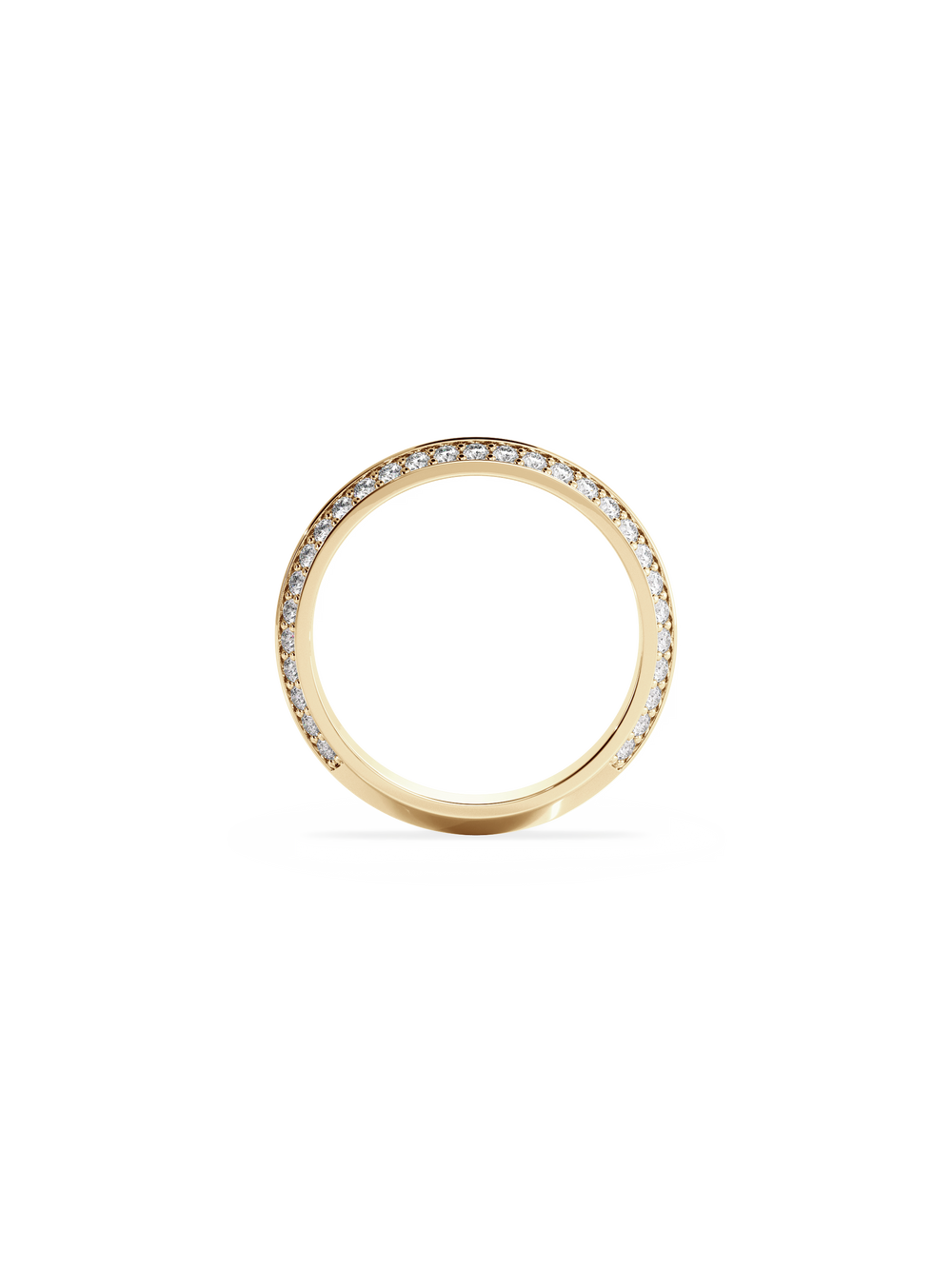 Double Diamond Knife Edge Ring - View 