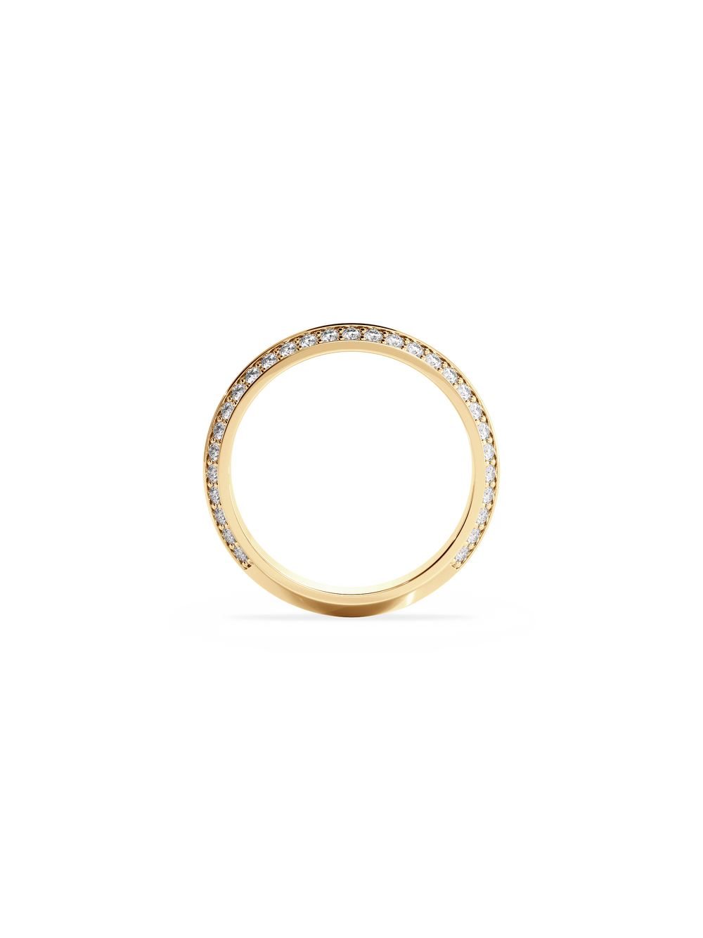Double Diamond Knife Edge Ring - View 