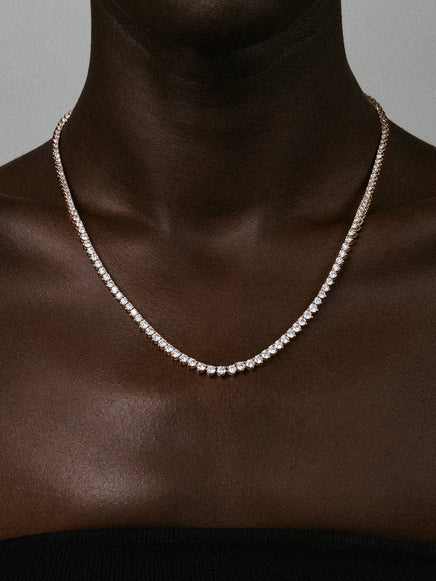 Graduating Tennis Necklace - Lab-Grown Diamond