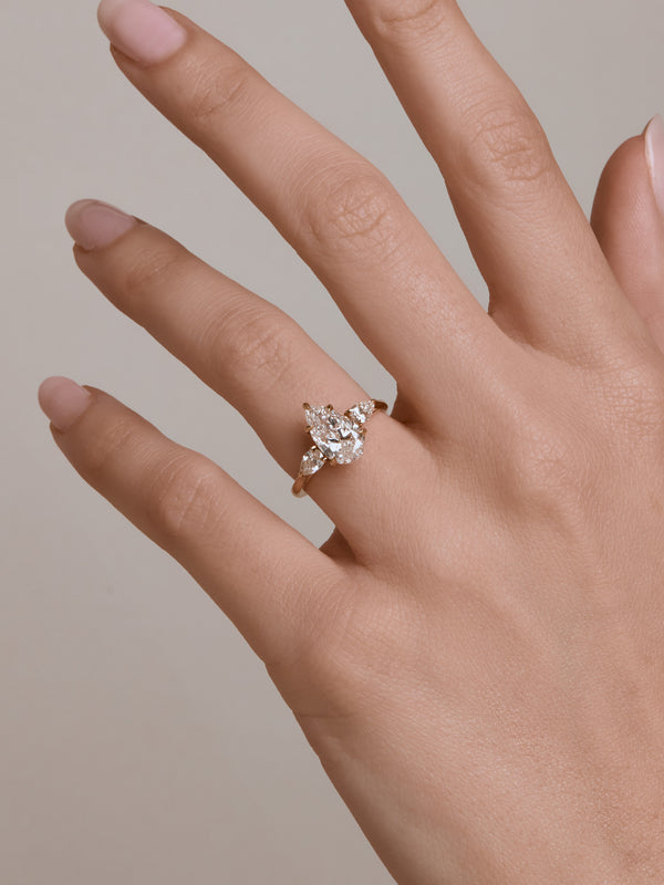 1.82ct Pear Amira Ring
