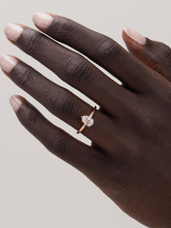 0.76ct Pear Ceremonial Solitaire
