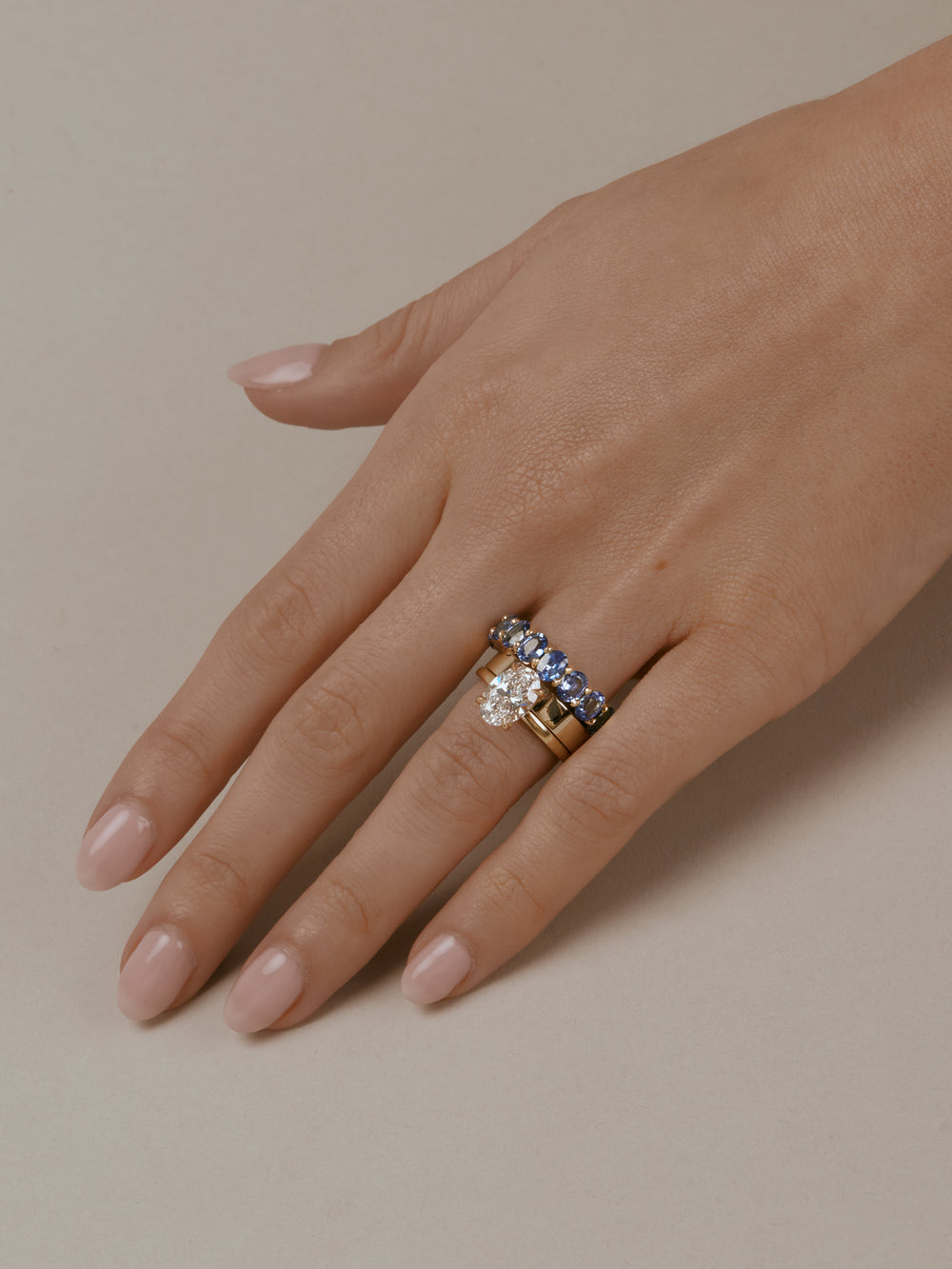 0.40ct Sapphire Cleo Ring - View 