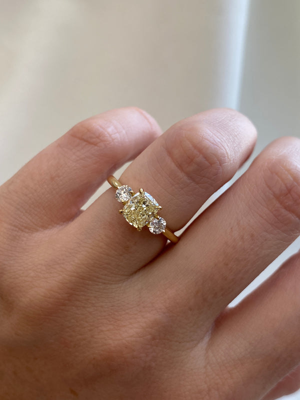 Elongated Cushion Ready-To-Wear Engagement Rings
