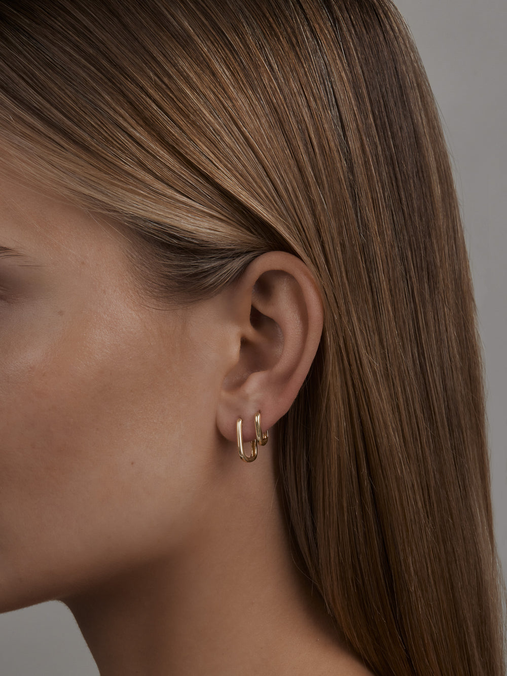 Petite Link Hoops - View 