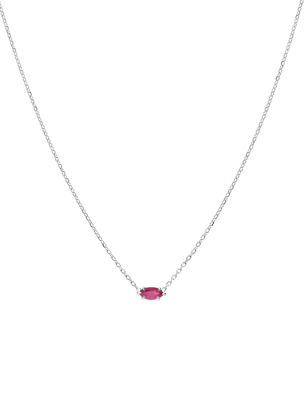 Birthstone Marquise Necklace - View 