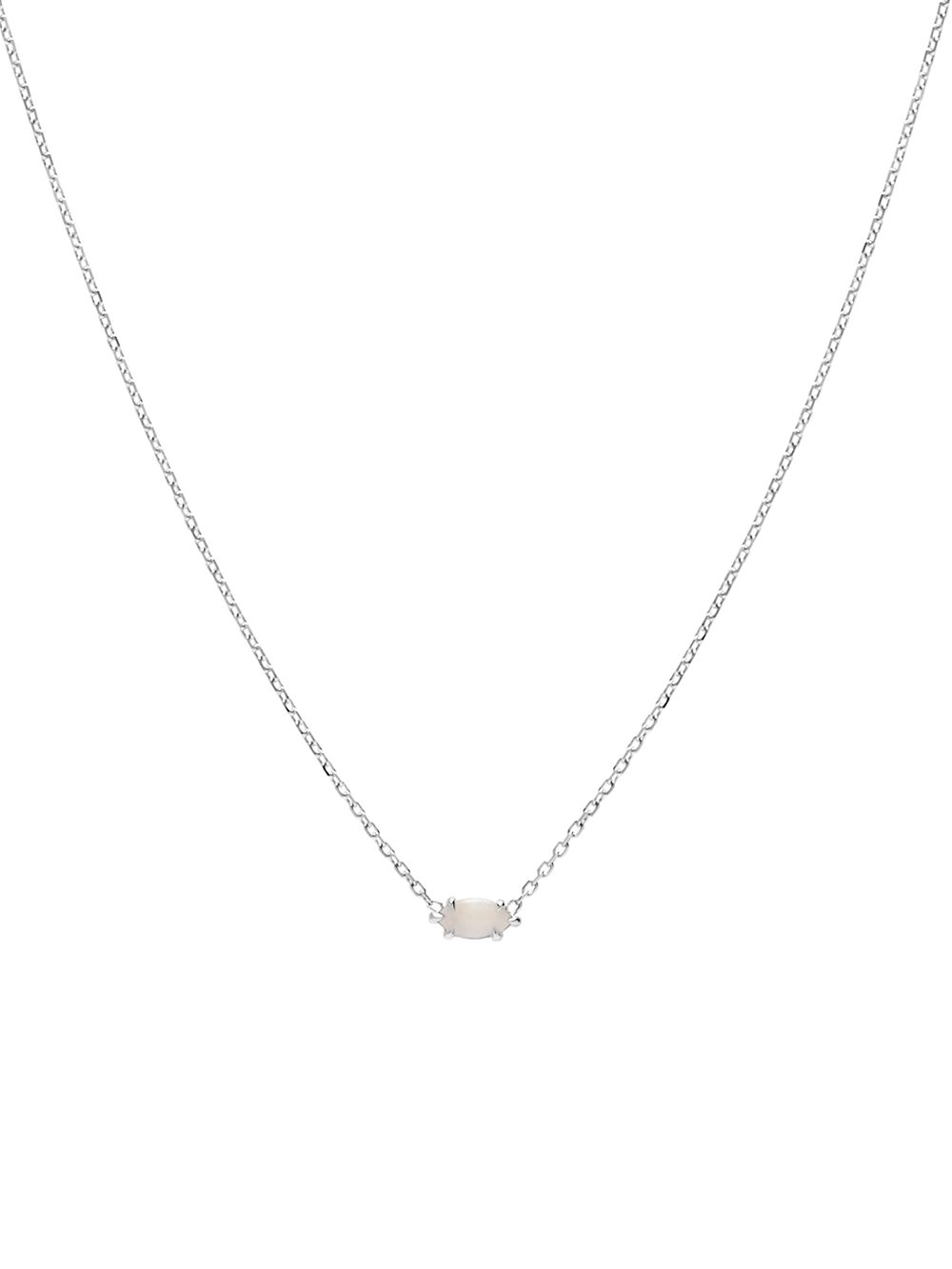 Birthstone Marquise Necklace - View 