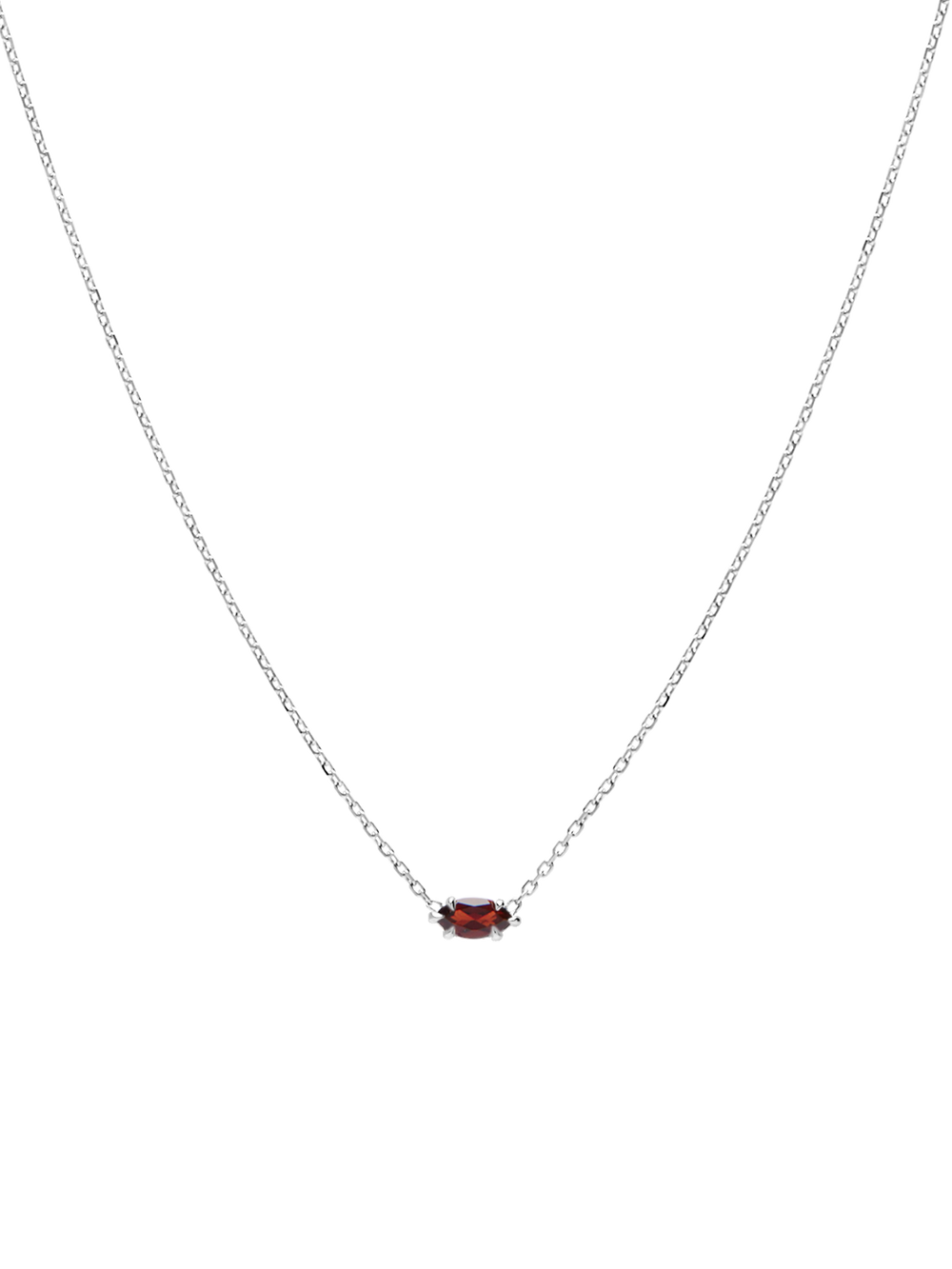 Birthstone Marquise Necklace - View 