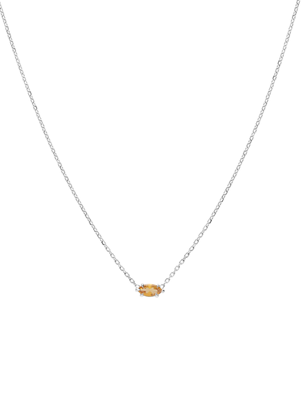 Birthstone Marquise Necklace
