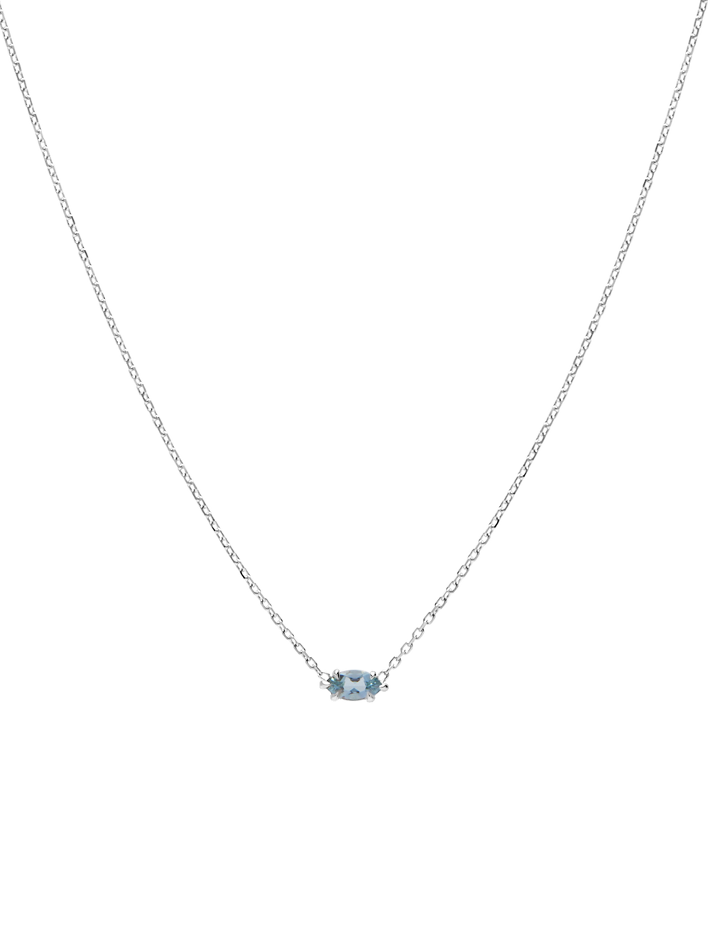 Birthstone Marquise Necklace - View 