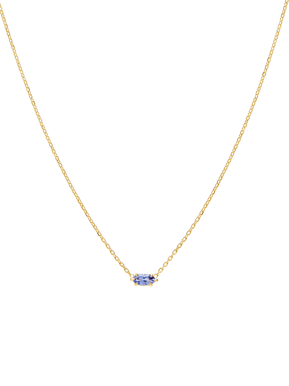 Birthstone Marquise Necklace - View 