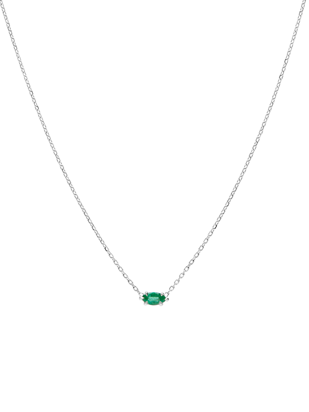 Birthstone Marquise Necklace - View 