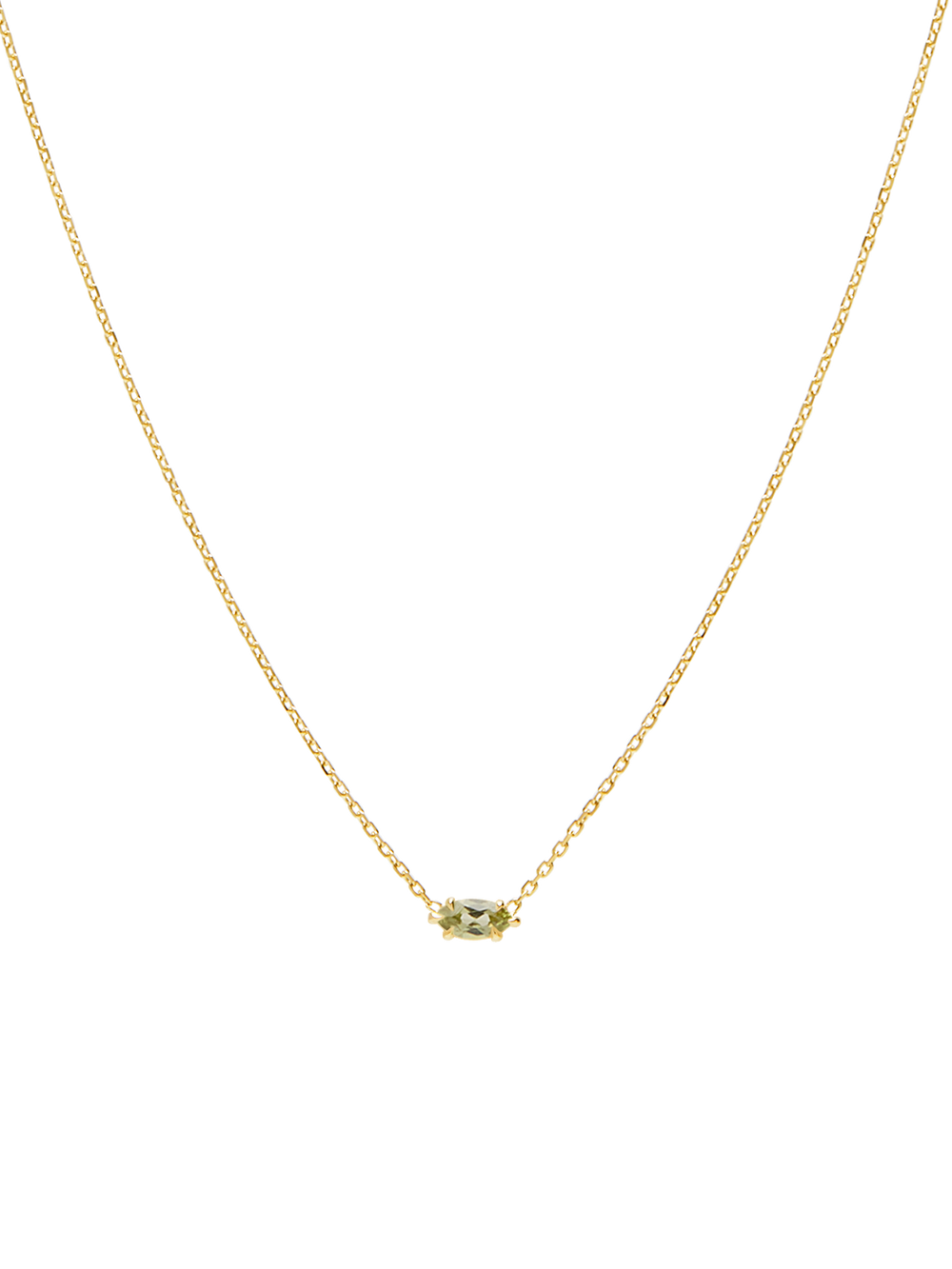 Birthstone Marquise Necklace - View 