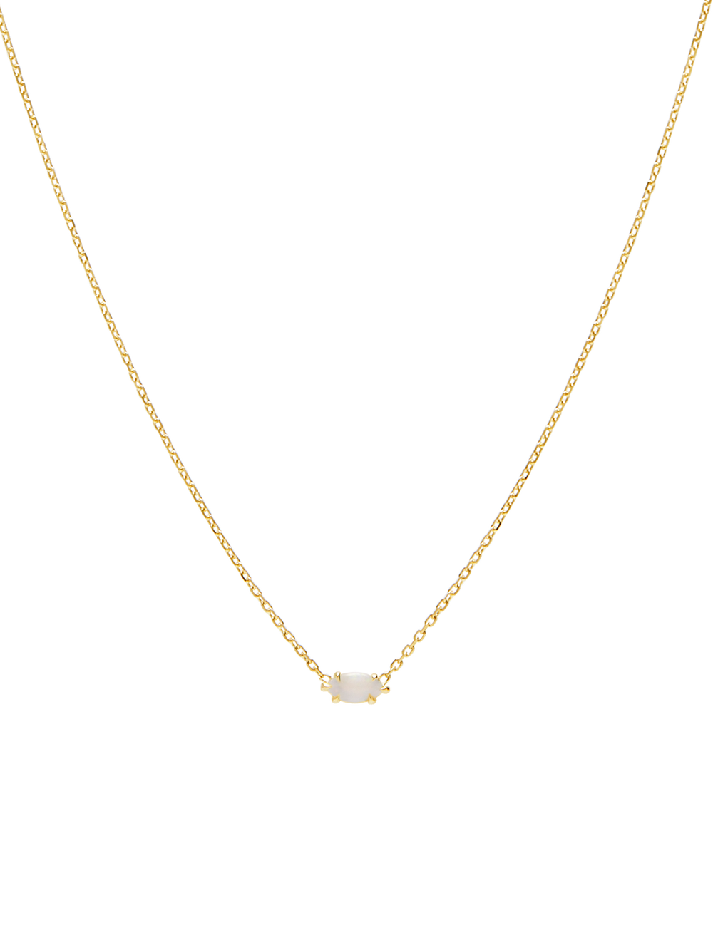 Birthstone Marquise Necklace - View 