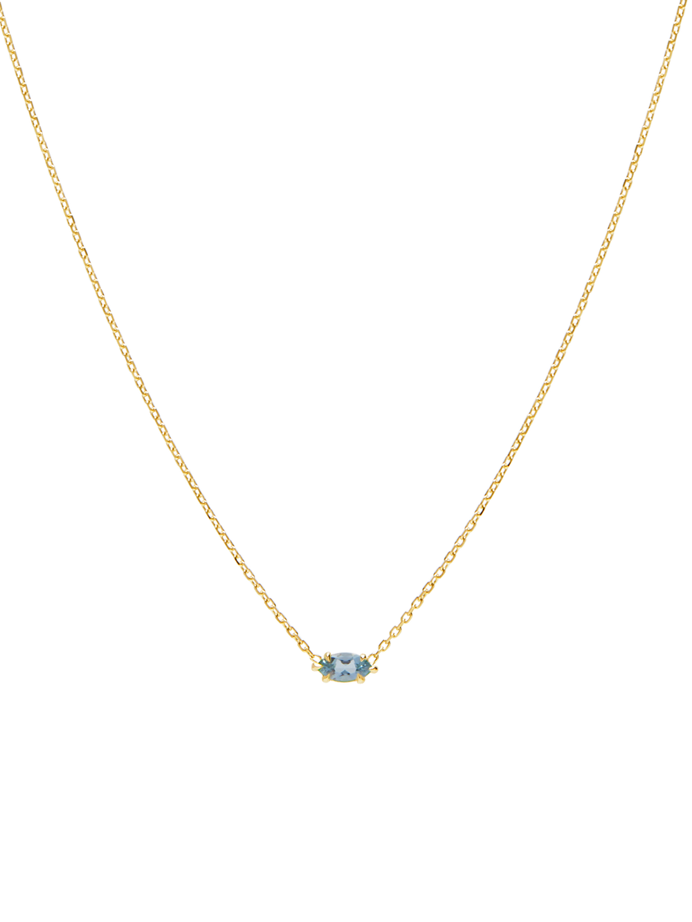 Birthstone Marquise Necklace - View 