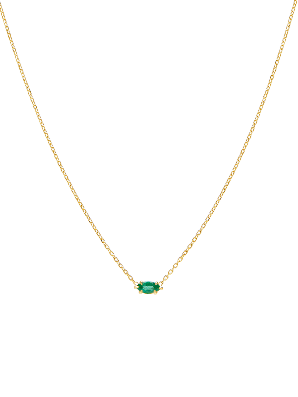 Birthstone Marquise Necklace - View 