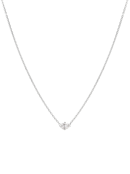 Oval Diamond Necklace