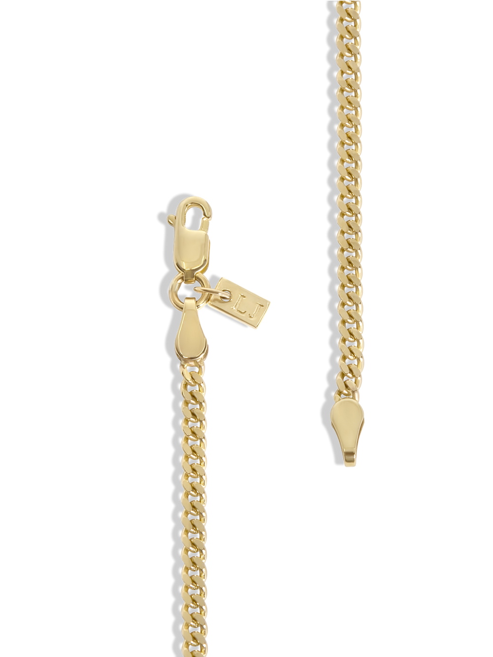 Emerald Curb Necklace - View 