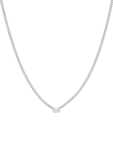 Emerald Curb Necklace