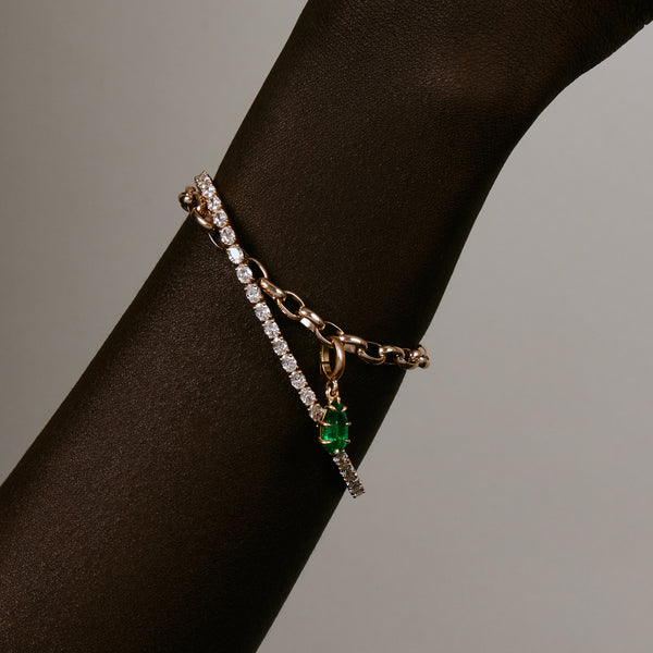 Oval Belcher Bracelet