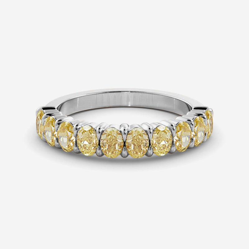 Yellow Diamond Cleo Ring