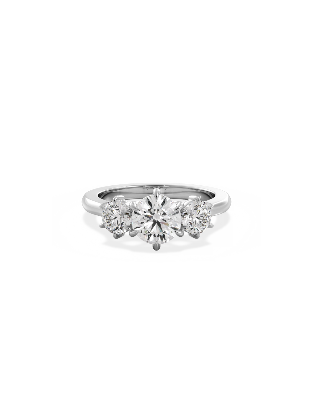 Round Trilogy Ring