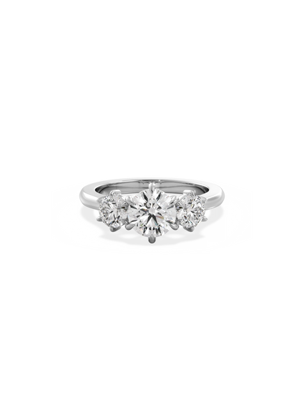 Round Trilogy Ring