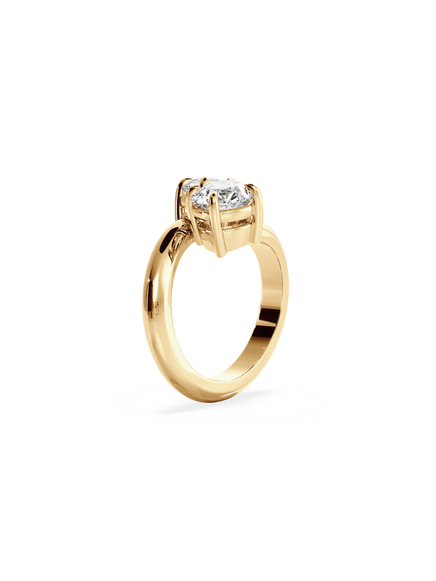 Round Jean Toi et Moi Ring