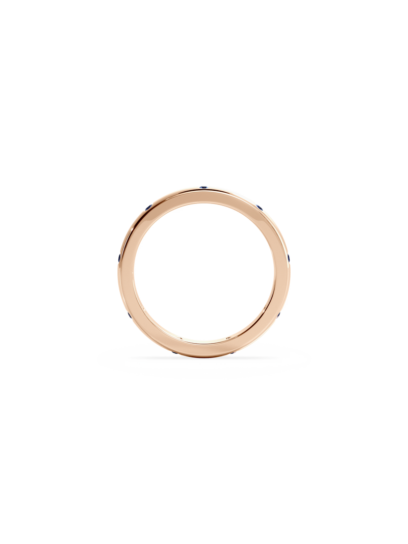 Sapphire Inlay Ring