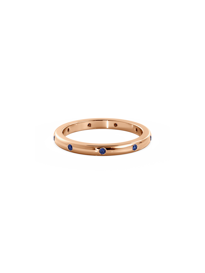 Sapphire Inlay Ring