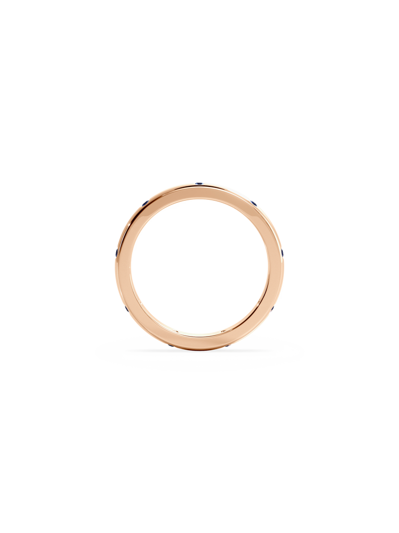 Sapphire Inlay Ring